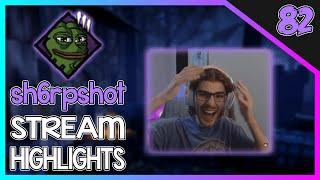 sh6rpshot STREAM HIGHLIGHTS #82 - EXTREME RAGE, CRAZY DBD GLITCHES, IRL FUNNY MOMENTS & More!