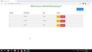 PHP Ajax Edit MySQL Data Through Bootstrap Modal #3