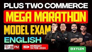 Plus Two English - Model Exam | Mega Marathon | Xylem Plus Two Commerce