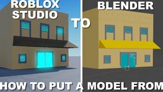 How to Import a Model From Roblox Studio Into Blender (EASY)