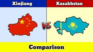 Let's Compare Xinjiang VS Kazakhstan | Country Comparison | Data Duck