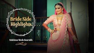 BEST WEDDING BRIDE HIGHLIGHT | MAHIMA & SAURABH | ISLAM GYMKHANA WEDDING 2020 | BEST MUMBAI WEDDING