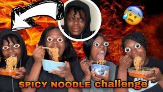 50$ SI TU NE BOIS PAS D'EAU || MA P'TITE SOEUR PLEURE  SPICY NOODLE CHALLENGE 