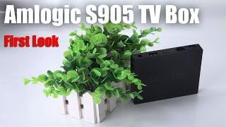 Amlogic S905 64Bit Android TV Box with 60fps 4K and 1080P Video: First Look