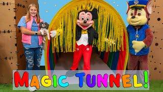 Assistant joined by Pikachu in the Magic Tunnel Mickey and Paw Patrol