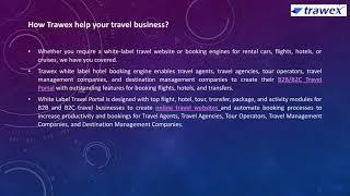 White Label Travel Booking Engine | Trawex