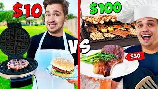 PICNIC FOR 10$ VS 100$ CHALLENGE!