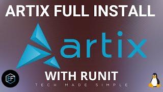 Artix Linux Full Install with runit