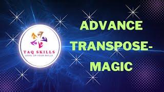 Advance Transpose-  Magic #shorts #short #shortvideo