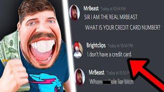 TROLLING A MRBEAST SCAMMER ON DISCORD! (Got His IP)