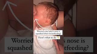 EASY technique to get a deeper latch! #breastfeeding #newborn #breastfeedingtips #newbornbaby