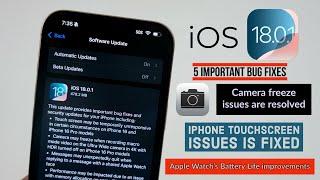 iOS 18.0.1 is Official Released | iPhone touchscreen issues is Fixed Full details in Telugu