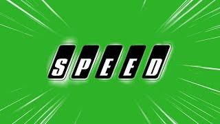 Green Screen Effects Vedio Speed line