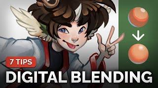 How to Blend DIGITAL ART | Tips and Speedpaint