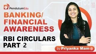 RBI Circulars Part 2 | Financial Awareness Class 2 | Financial Awareness for RRB Scale 2 & Scale 3