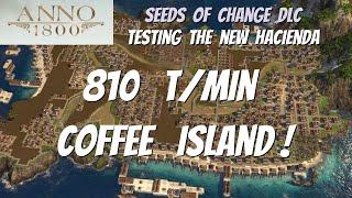 Anno 1800 Seeds of Change DLC 810 t/min Coffee Island