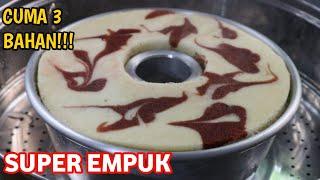 HARUS COBA!!! CUMA 3 BAHAN SAJA BOLU SUPER EMPUK MENGEMBANG BESAR