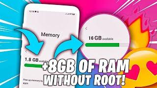 WORKING! How to Increase RAM MEMORY On Any Android Phone Without Root!