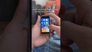 The perfect phone for kids ️ #iphone #smartphone #miniphone #phone #cellphone #tech #apple