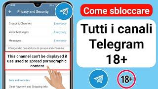 Come risolvere questo canale non può essere visualizzato su Telegram (2024)