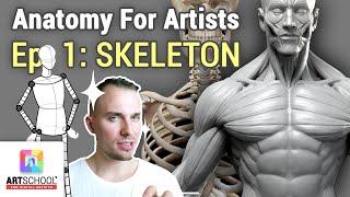  ANATOMY FOR ARTISTS - SKELETON 101