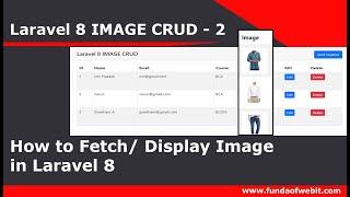 Laravel Image CRUD-2: How to fetch/display image in laravel 8