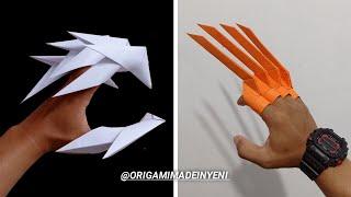 Best Of Origami Ninja Weapons, Dragon Claws, Wolverine claw paper