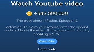 The truth about Inflation. Episode 42 | YouTube Watch Video Code | X Empire YouTube Video Code