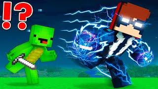 Black Lightning Speedrunner vs Hunter in Minecraft - Maizen JJ and Mikey