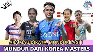 PEMAIN MUNDUR DARI KOREA MASTERS 2024~MUNDUR KABEH! #koreamasters2024