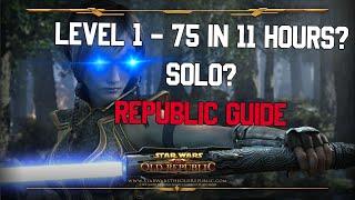 SWTOR 6.0 Republic Solo Leveling Guide - 1 -75 in 11 Hours! (SWTOR Tips and Tricks)
