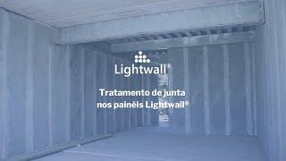 Tratamento de Junta nos painéis Lightwall