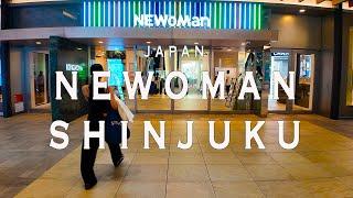 Newoman Shinjuku 4K Walking Tour (Tokyo Japan)- Tour with Captions & Immersive Sound,