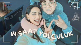 Uzun Uçak Yolculuğu | 14 Saat Uçtuk ️ | Yolculuk Vlog