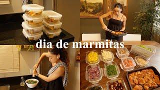 Fazendo marmitas da semana — sem congelar, cardápio fácil e prático, organização, meal prep e dicas.