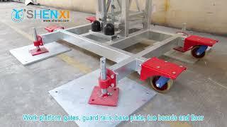 Routine maintenance and inspection of rack and pinion mast platform