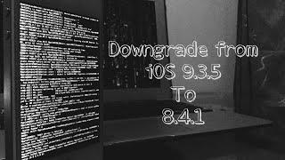 How to downgrade from iOS 9.3.5 to 8.4.1 for 32bit | UNTETHERED NO BLOBS