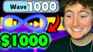 *NOT CLICKBAIT* WAVE 1000 = $1000 | ENDLESS BLOCKDASH Challenge Announcement