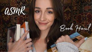 ASMR | Book Haul and Recent Favorite Reads! • Whispers • Page Turning • Reading • Tapping