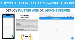 Deploy Flutter web on Apache server | Flutter Tutorials by Mayuri