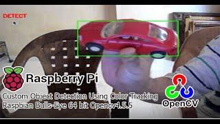 Color recognition with Opencv and Python | raspberry pi 4 object detection | computer vision
