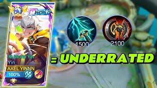 YIN UNDERRATED JUNGLE BUILD IS HERE!! | YIN SOLO HYPER CARRY | BEST BUILD & EMBLEM | MOBILE LEGENDS