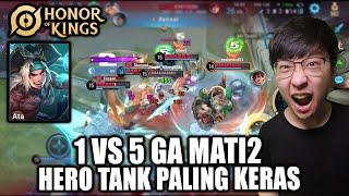 HERO TANK PALING KERAS DI HOK!! ATA 1 VS 5 GA BISA MODARR2!! BIKIN MUSUH AUTO UNIINSTALL!!