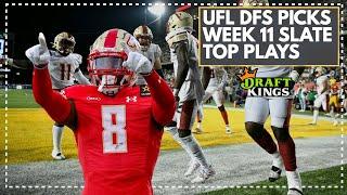 Week 11 UFL DFS Picks: Use These Players In Your DraftKings Lineups