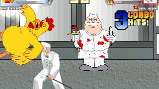 MUGEN battle #1394: Giant Chicken vs Colonel Sanders