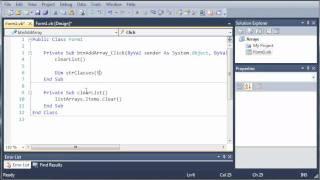 Visual Basic Tutorial - 59 - Introduction To Arrays
