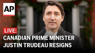 LIVE: Canada's PM Justin Trudeau resigns as Liberal Party leader