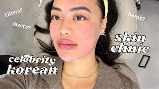 Korean celebrity skin clinic  Full experience with fillers, lasers + skin botox & skincare routine