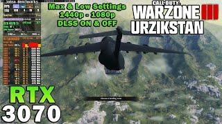 Call of Duty WARZONE 3 Urzikstan | RTX 3070 | Ryzen 7 5800X3D | 1440p - 1080p | Max & Low Settings