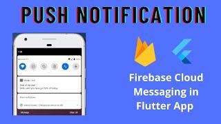 Flutter 3 Firebase Push  Notification(foreground and background) 